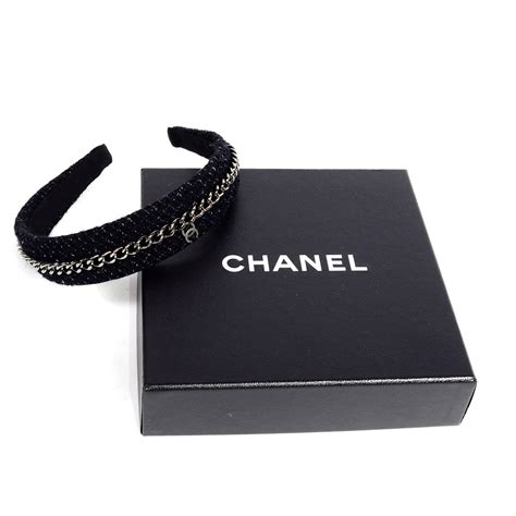 chanel padded headband